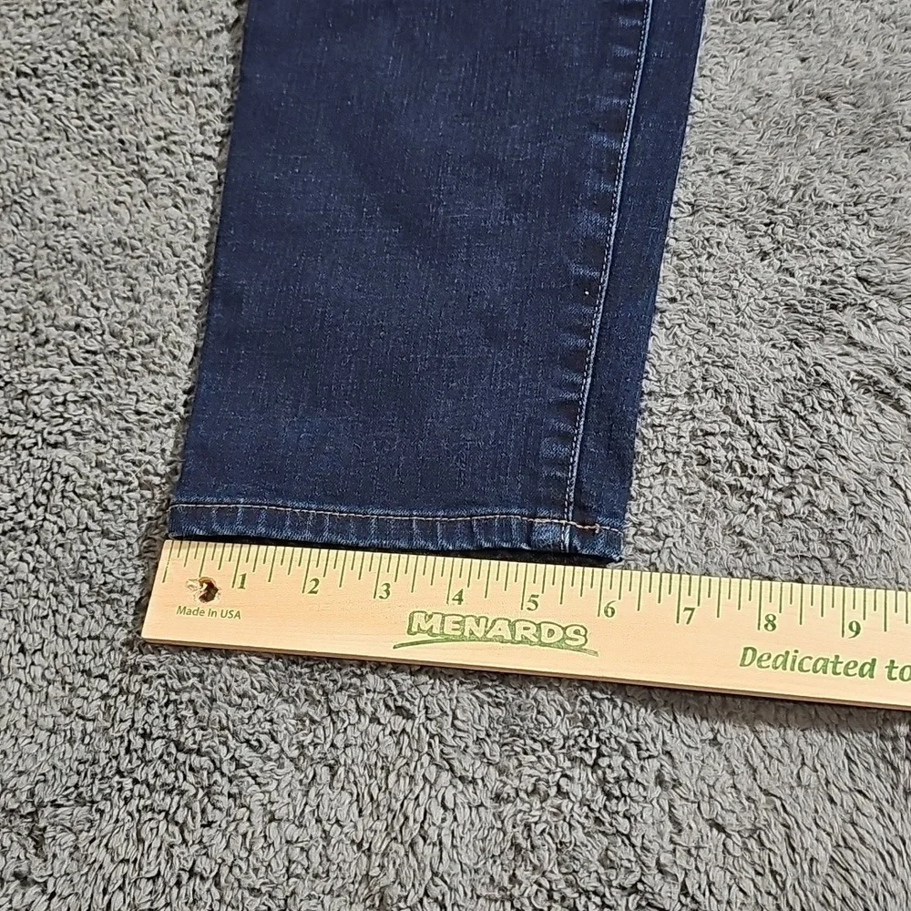 Chico's So Slimming Girlfriend Ankle Dark Wash Jean Size 1.5 Medium US Size 10 - Picture 8 of 9